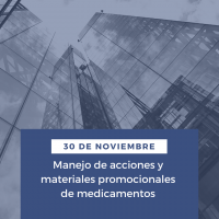 Manejo de acciones y materiales promocionales de medicamentos. Jornada práctica de actualización