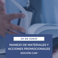 Manejo de materiales y acciones promocionales de medicamentos. Edición CAM